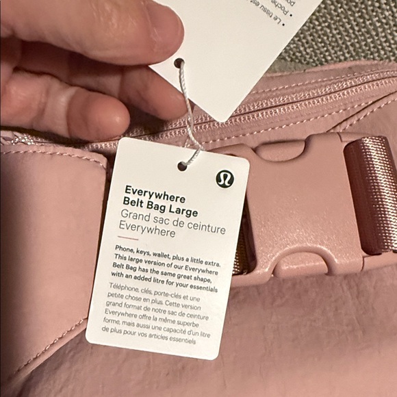 Lululemon Pink Everywhere belt bag large and shopper - Picture 5 of 6